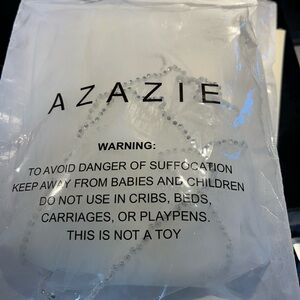 Azazie White Beaded Veil